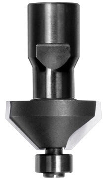 Fasefrees 45° met lager, L3=10 mm, TL=55 mm, Binnendraad M12, HW