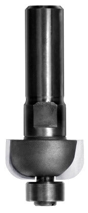 Halfholprofielfrees R=6,35 mm met lager, D=24,6 mm, S=10 mm, HW
