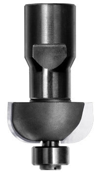 Halfholprofielfrees R=8,0 mm met lager, D=28 mm, Binnendraad M10, HW
