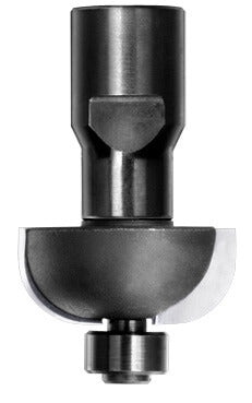 Halfholprofielfrees R=9,5 mm met lager, D=31 mm, Binnendraad M10, HW