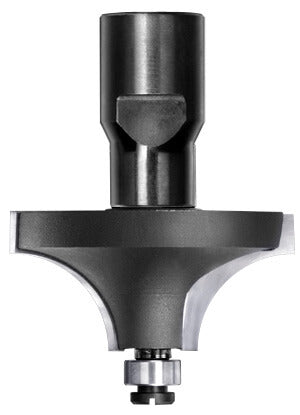 Kwartrondprofielfrees R=15,0 mm met lager, D=44 mm, Binnendraad M12, HW