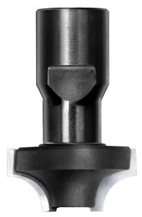 Kwartrondprofielfrees R=8,0 mm zonder lager, D=30 mm, Binnendraad M12, HW