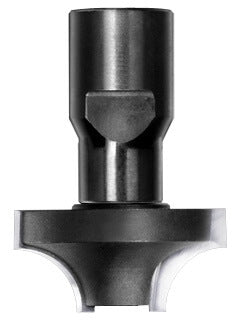 Kwartrondprofielfrees R=9,5 mm zonder lager, D=33 mm, Binnendraad M12, HW
