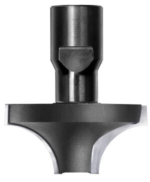 Kwartrondprofielfrees R=15,0 mm zonder lager, D=44 mm, Binnendraad M12, HW