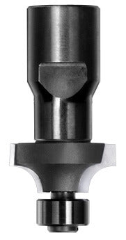 Afrondprofielfrees R=6,35 mm met lager, D=24,6 mm, Binnendraad M10, HW