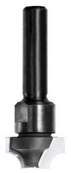 Kwartrondprofielfrees R=5,0 mm onderkant ingelegd HW, D=19 mm, S=8 mm, HW