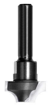 Kwartrondprofielfrees R=6,0 mm onderkant ingelegd HW, D=22 mm, S=8 mm, HW