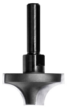 Kwartrondprofielfrees R=12,7 mm onderkant ingelegd HW, D=37,4 mm, S=8 mm, HW