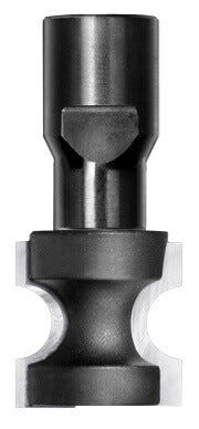 Halfrondprofielfrees R=5,0 mm zonder lager, D=24 mm, Binnendraad M12, HW