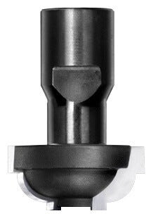 Hollijstprofielfrees R=6,35 mm zonder lager, D=30,7 mm, Binnendraad M10, HW