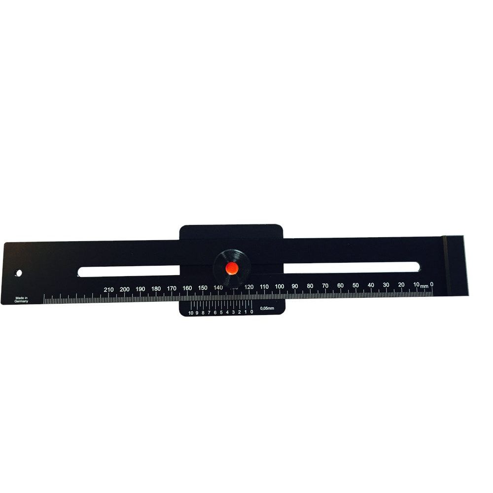 Afschrijfliniaal 300mm gehard aluminium-0