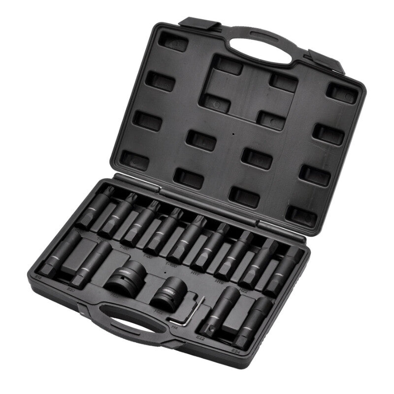 3/4”+ 1” Truck reparatie doppenset, 16dlg