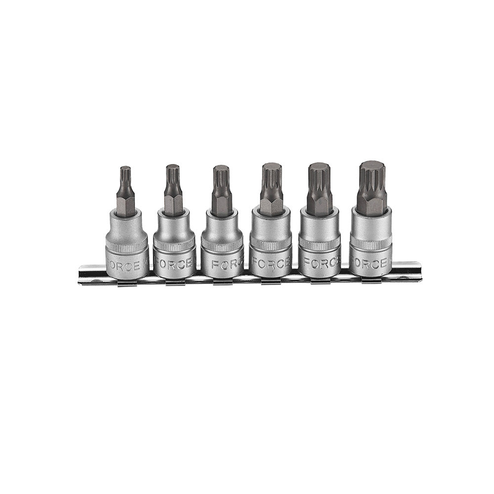 6pc 3/8DR. Spline socket bit