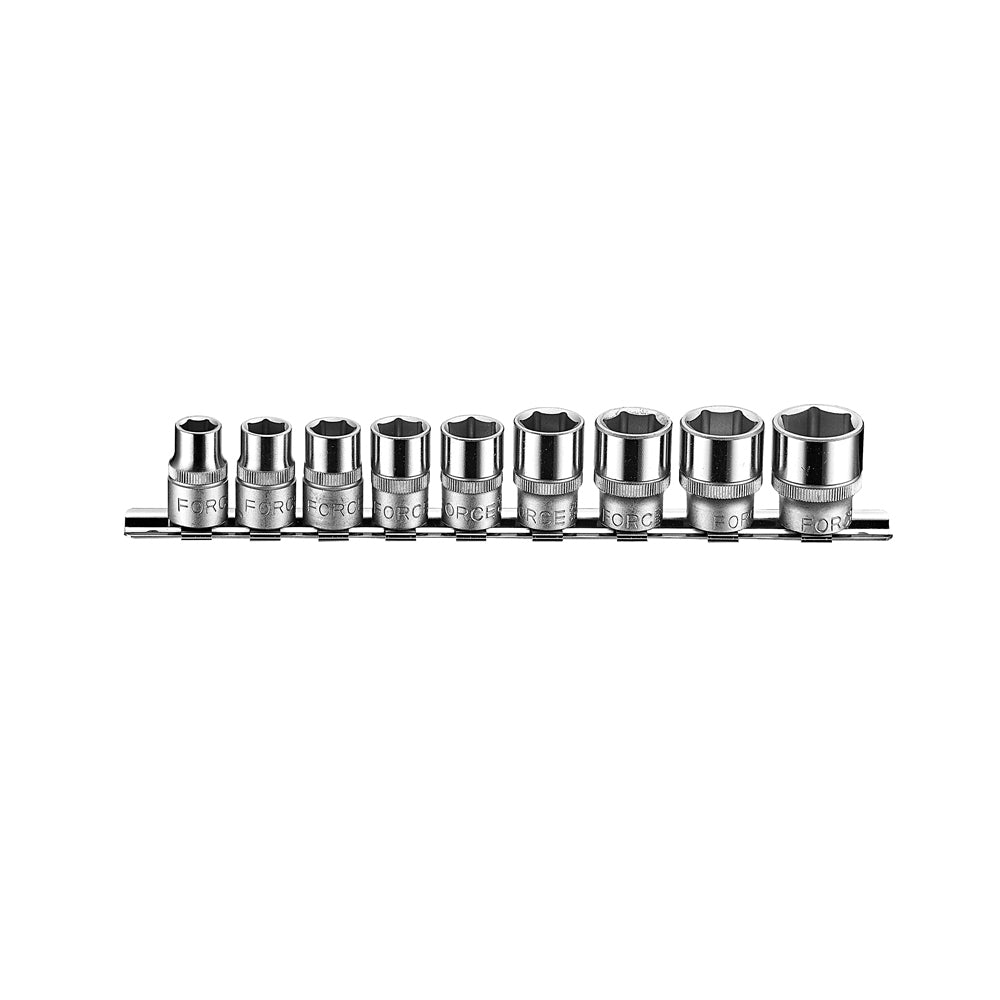 Force 3093 3/8 Doppenset 6-kant 9 delig