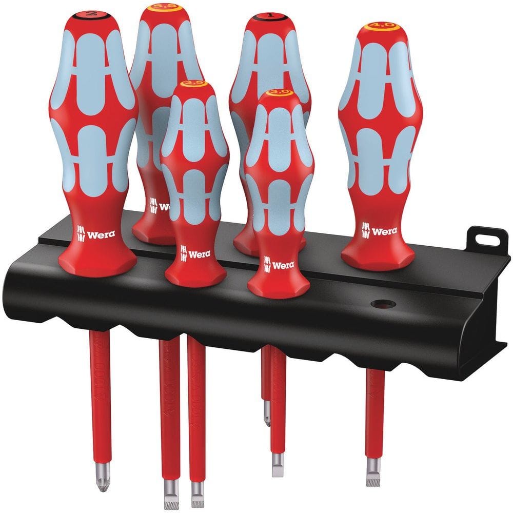 3165 I/6 VDE SCHROEVENDRAAIERSET, RVS + HOUDER, 6 -DELIG-0
