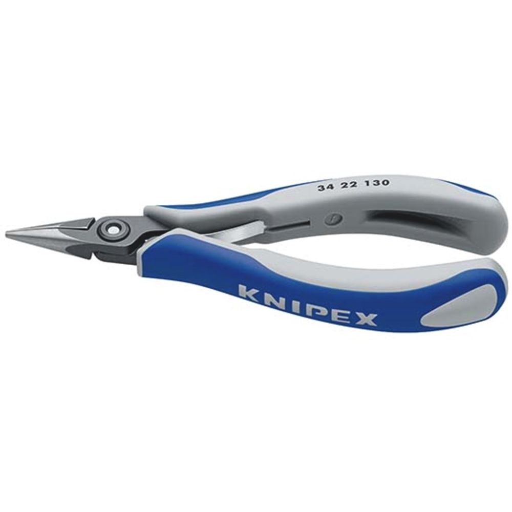 KNIPEX 34 22 130 Precisie elektronicatang met meer-componentengrepen gebruineerd 135 mm-0