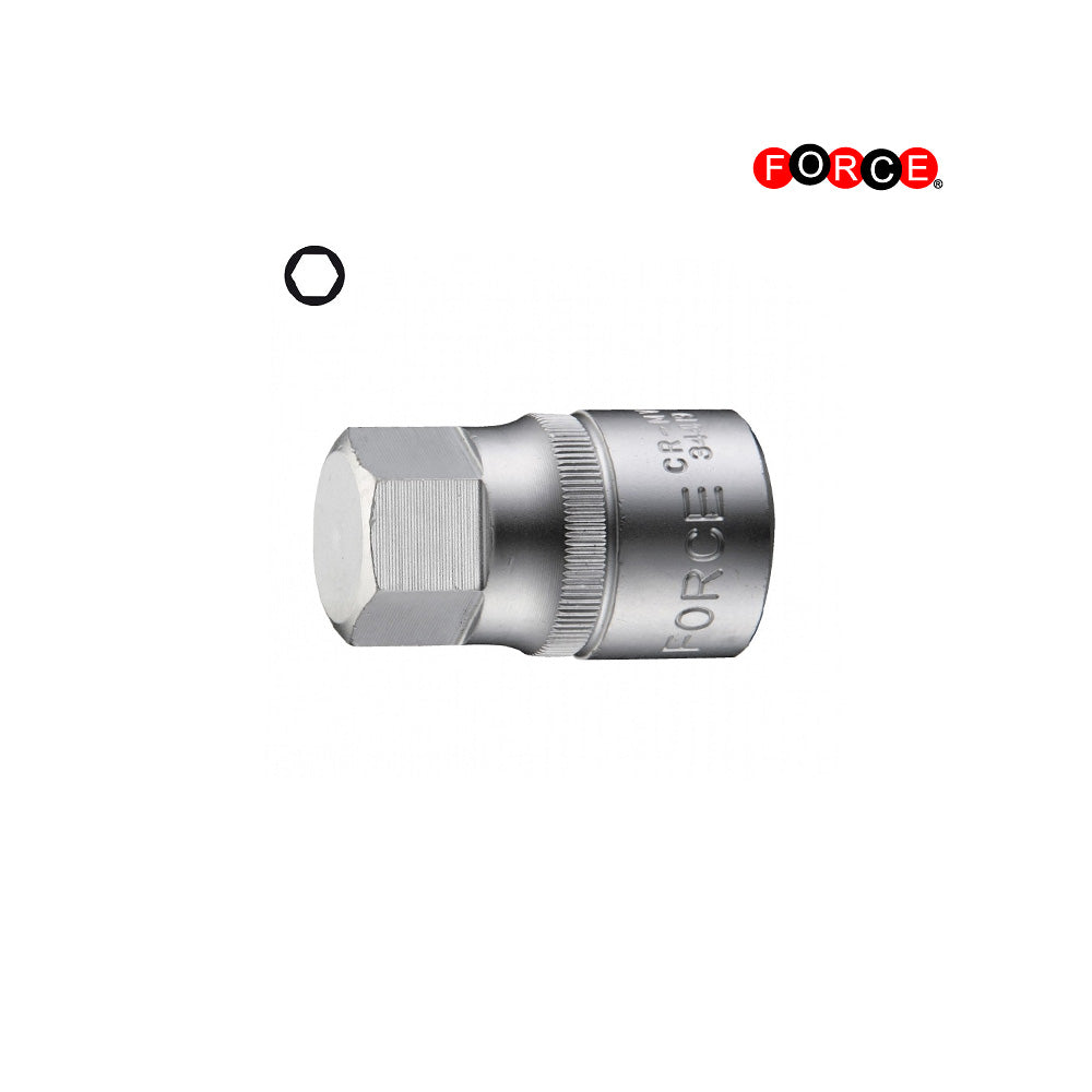 1/2" Inbus dop bit 10 (één stuk)