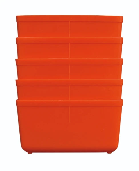 ERRO Inzetbakje oranje CombiBox 2 (5 stuks)