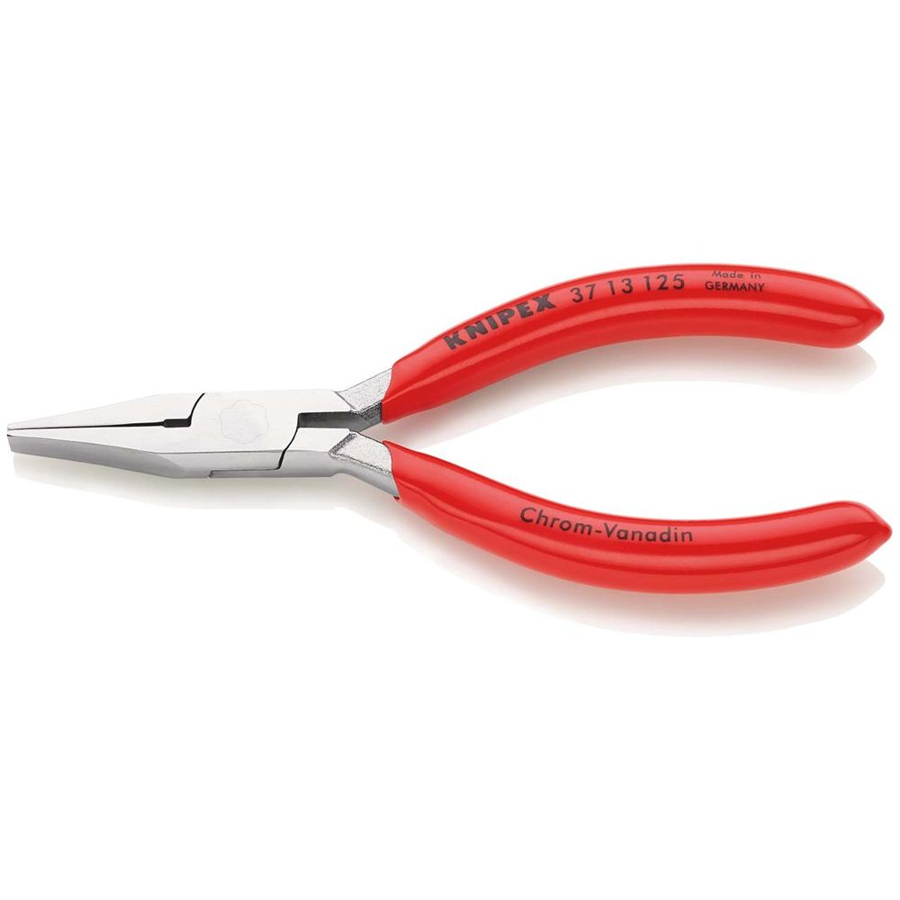 KNIPEX 37 13 125 Grijptang voor fijnmechanica met kunststof bekleed verchroomd 125 mm-0