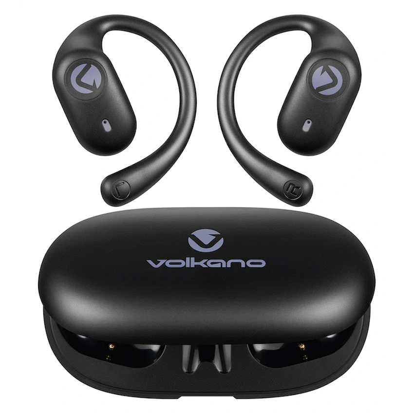 Volkano Stride 2 Open-ear oordopjes – Zwart