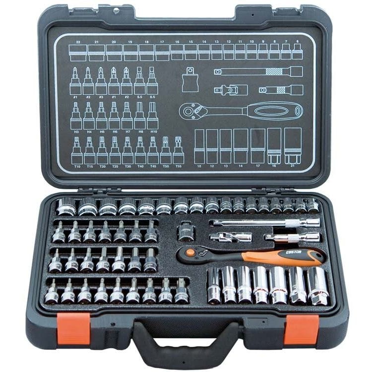 3/8" Doppenset, 52dlgCustorMZS Gereedschap