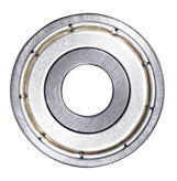 Lager met kunststofring 20,0x6,35 mm, Asgat 6,35 mm - Fase 5 graden