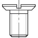 Verzinkschroef M3,5 x 6,0 DIN 963
