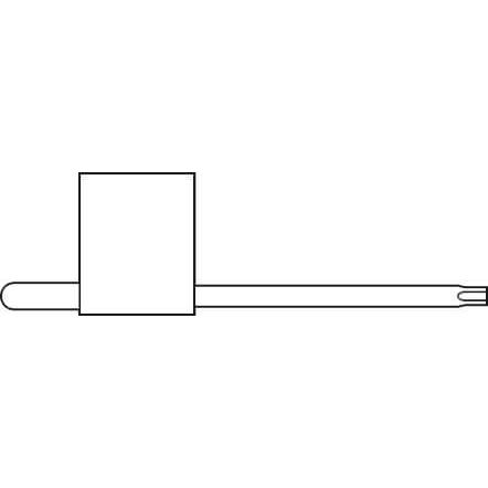 Torx-sleutel t.b.v. M2,5/3,0 (TX8)