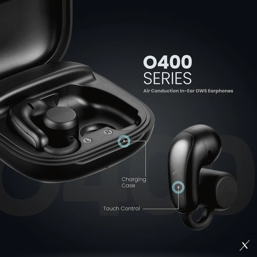 VolkanoX O400 Open-ear oordopjes – Zwart