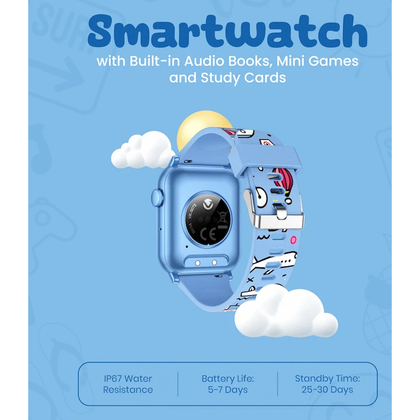 Volkano Fizz Kinder-smartwatch – Blauw
