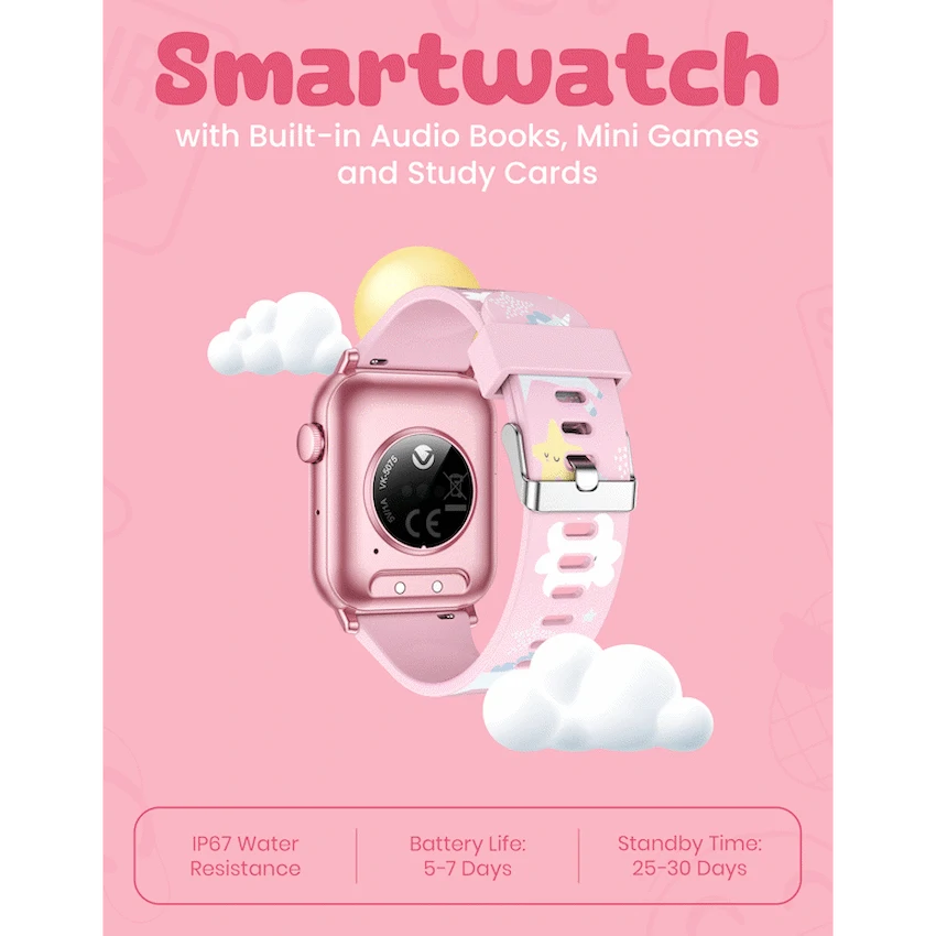 Volkano Fizz Kinder-smartwatch – Roze