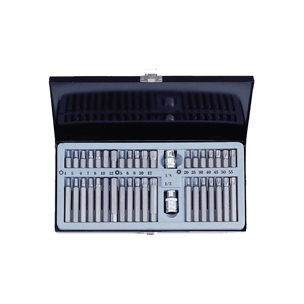 40pc 10mm Star tamperproof bit set