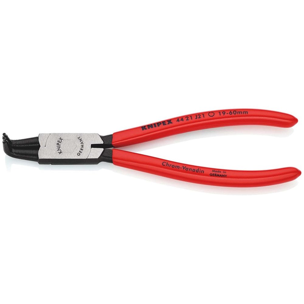 KNIPEX 44 21 J21 Borgveertang voor binnenringen in boringen met kunststof bekleed zwart geatramentee-0