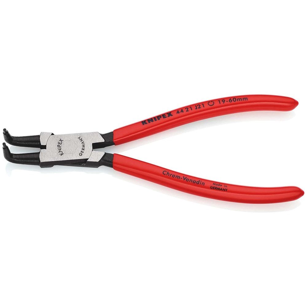 KNIPEX 44 21 J21 Borgveertang voor binnenringen in boringen met kunststof bekleed zwart geatramentee-2