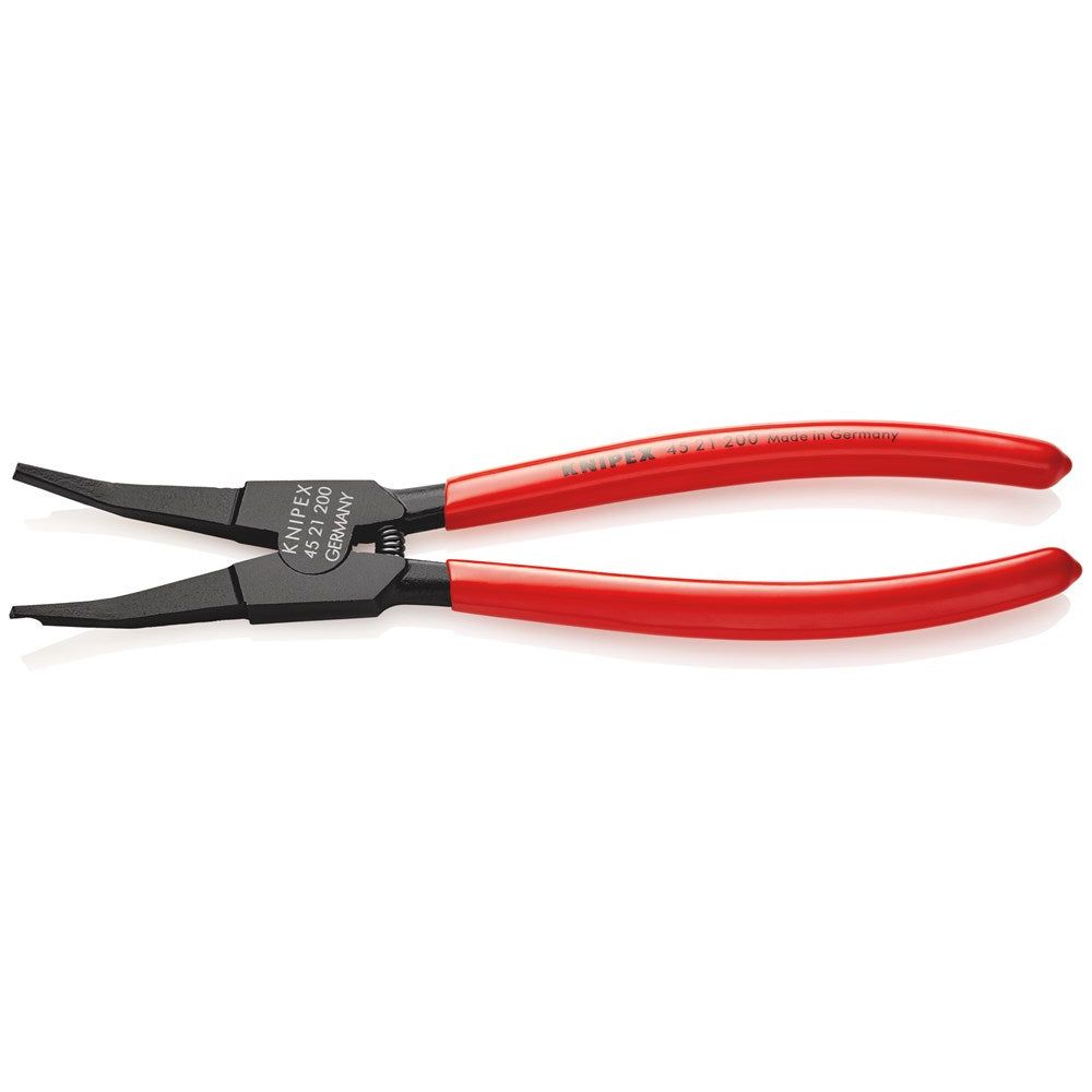 KNIPEX 45 21 200 Montagetangen voor veerringen op assen met kunststof bekleed gebruineerd 200 mm-0
