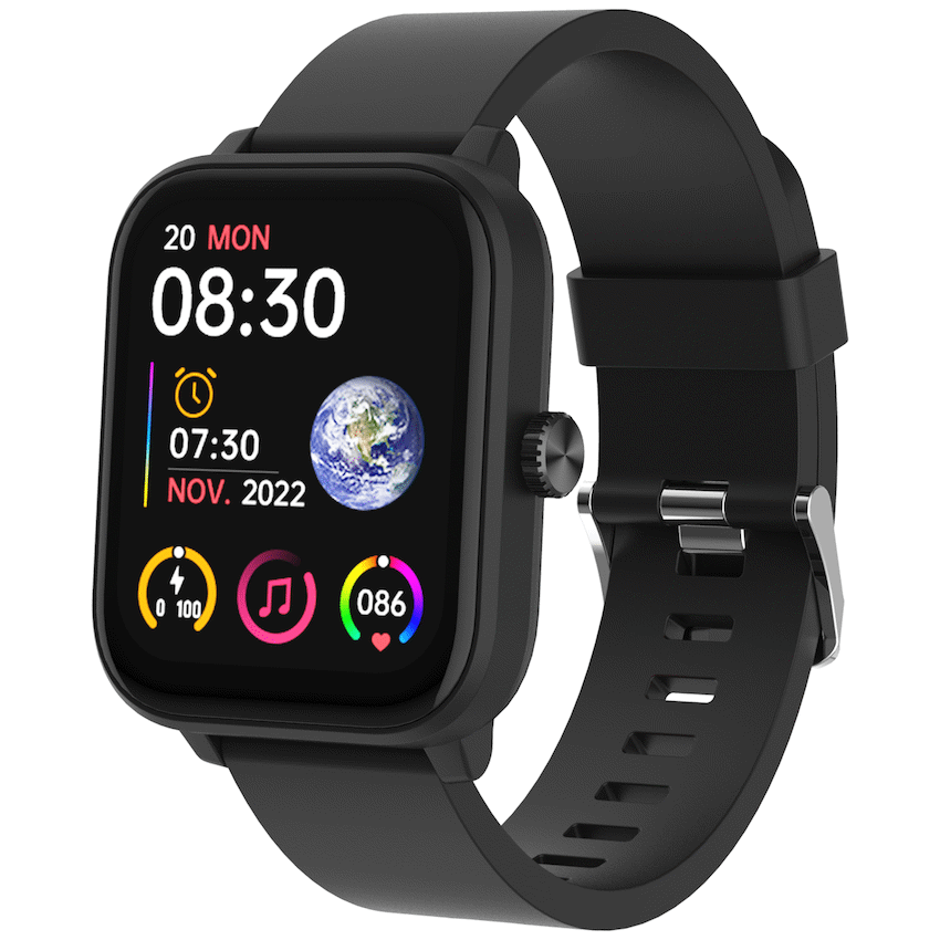 Volkano Stamina Smartwatch – Zwart