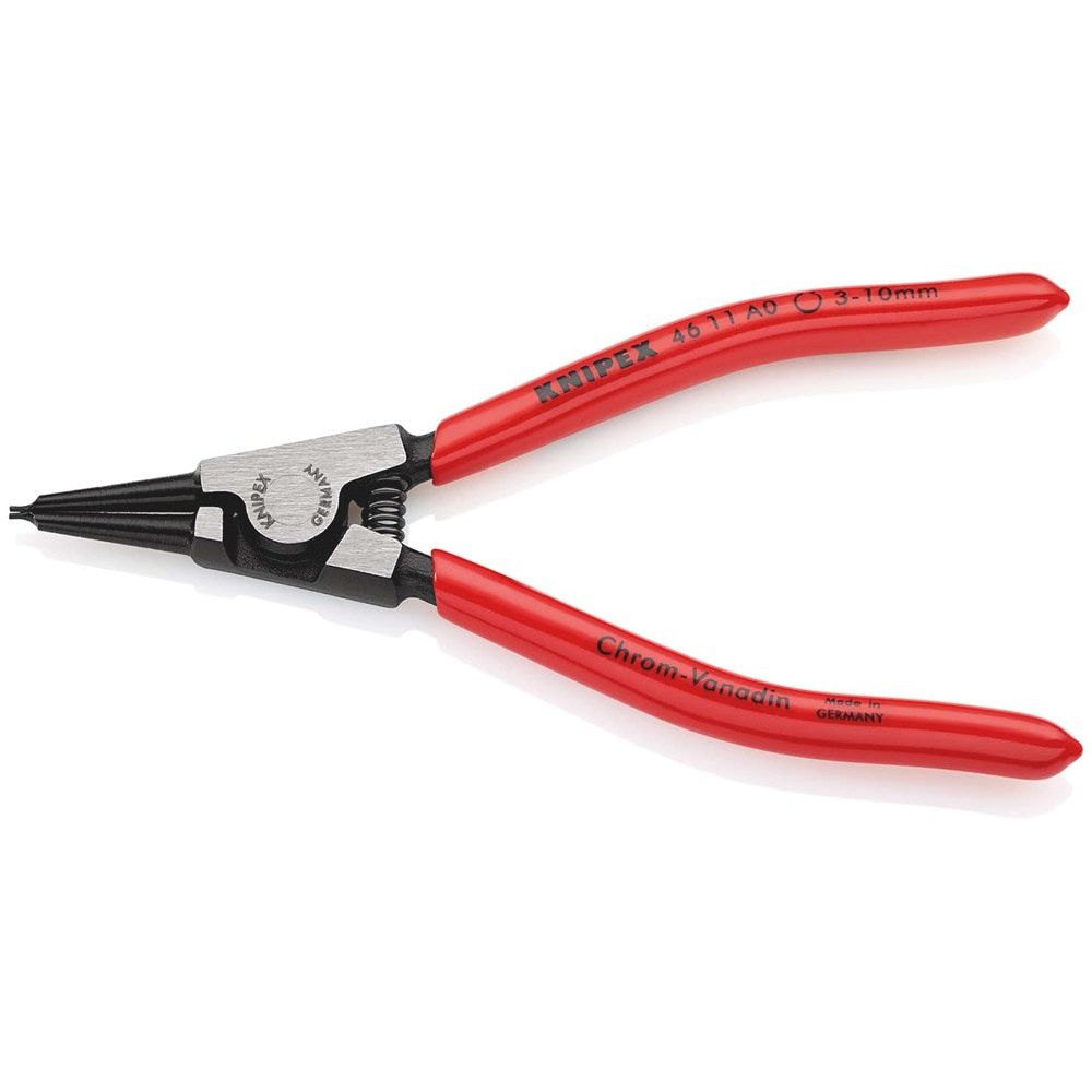 KNIPEX 46 11 A0 Borgveertang voor buitenringen op assen met kunststof bekleed zwart geatramenteerd 1-0
