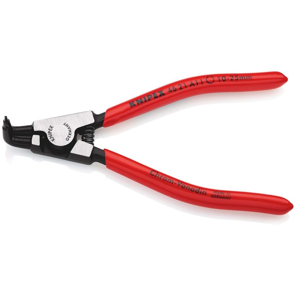 KNIPEX 46 21 A11 Borgveertang voor buitenringen op assen met kunststof bekleed zwart geatramenteerd-0