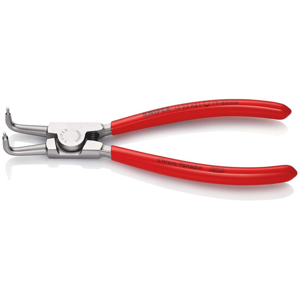 KNIPEX 46 23 A21 Borgveertang voor buitenringen op assen met kunststof bekleed verchroomd 170 mm-2