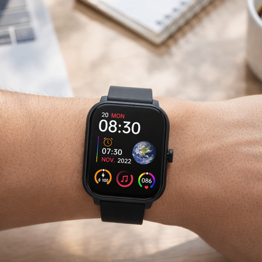 Volkano Stamina Smartwatch – Zwart