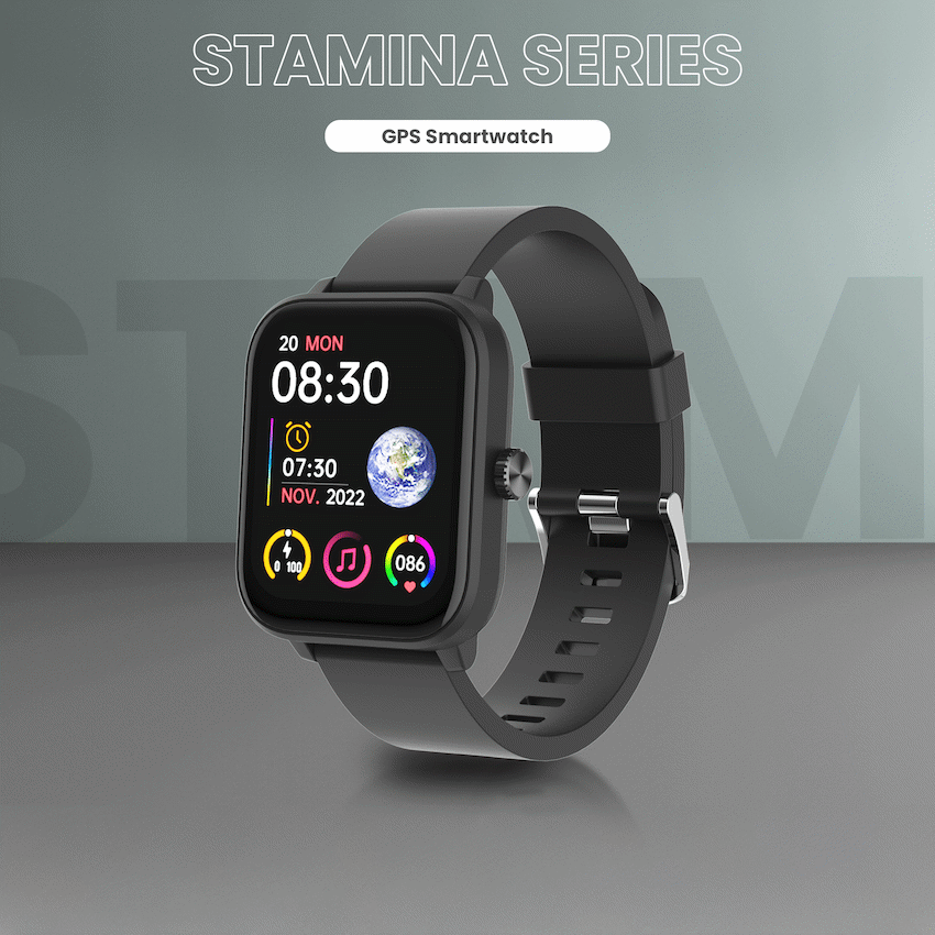 Volkano Stamina Smartwatch – Zwart