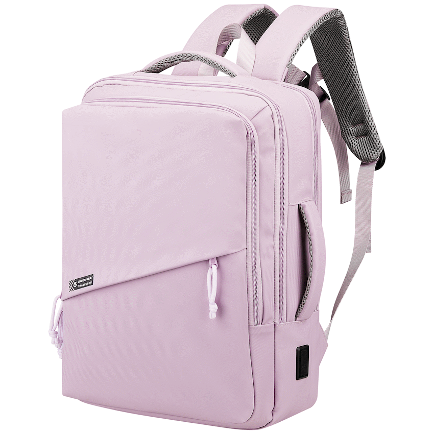 Volkano Traveller Underseat-rugzak – Pastelroze
