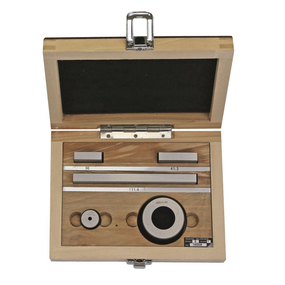 Prufsatz f.Messschieber DIN EN 5tlg.30/41,3/131,4/+ Einstellr 4+25mm-0