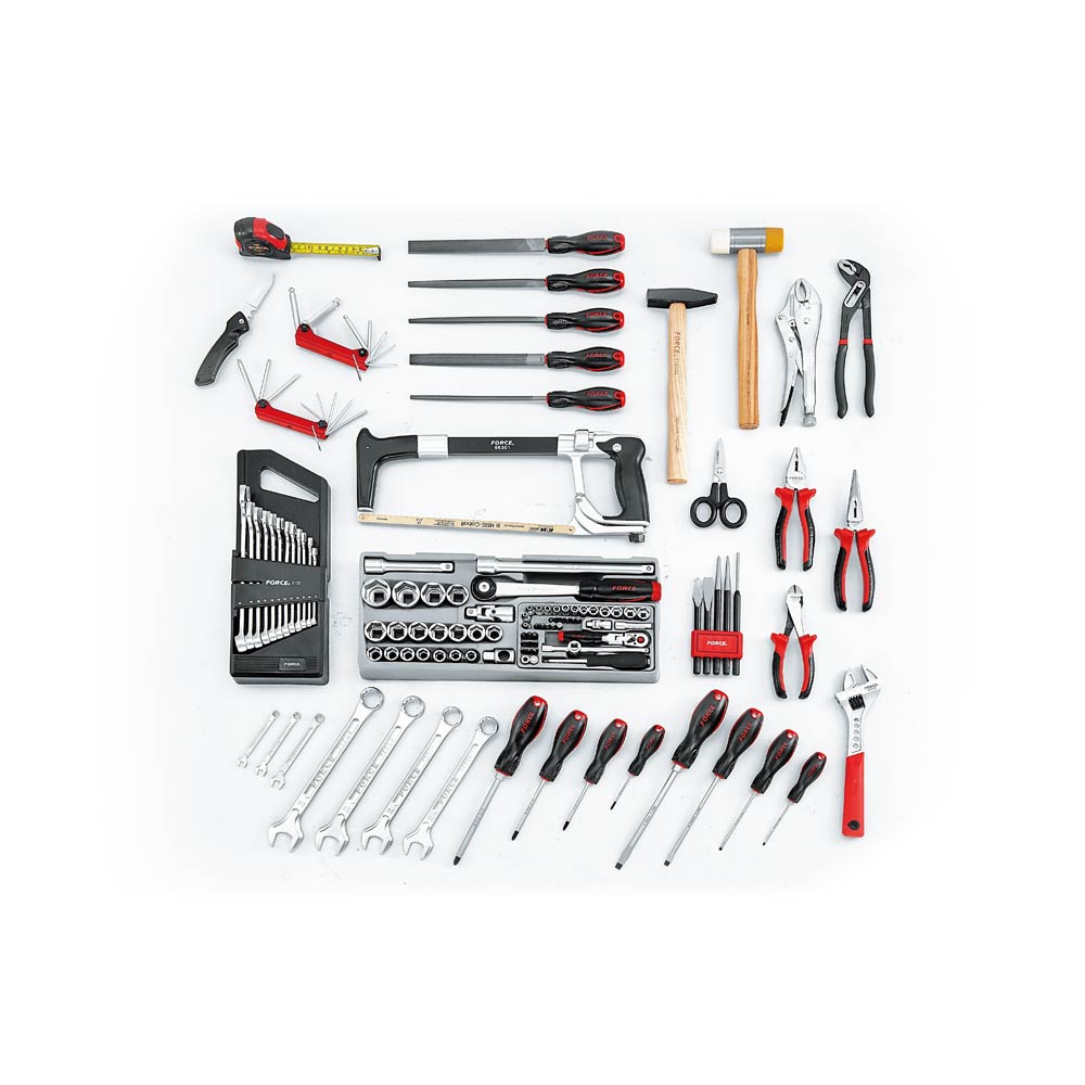 Tool cabinet w/ 2 drawers with 129 pcs of tools