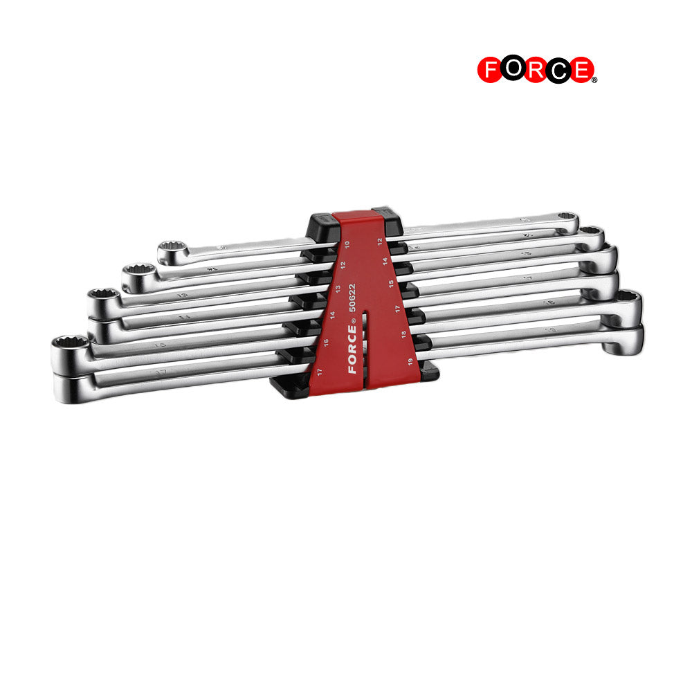 6pc Extra long offset ring wrench