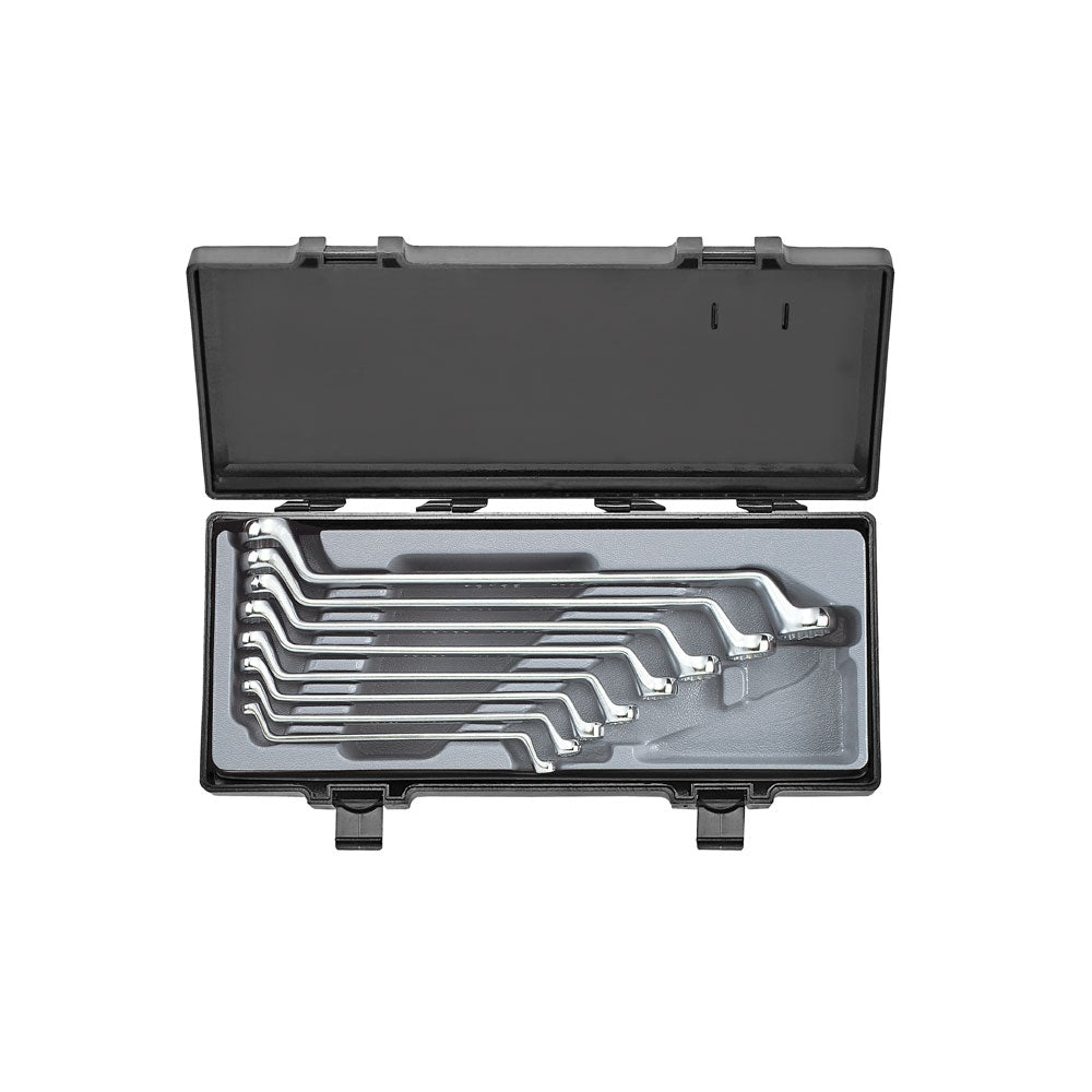 8pc 75 degree offset ring wrench set