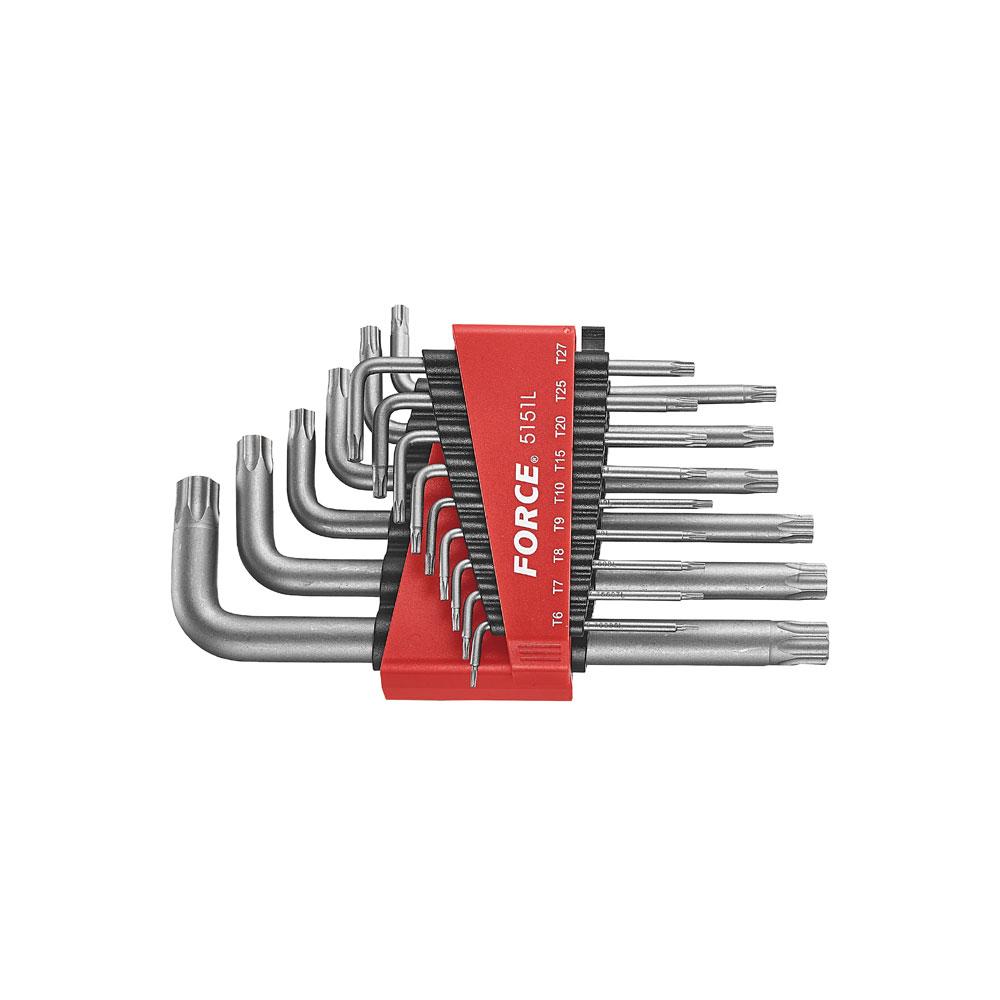 15-delige Haakse torx sleutel lang set