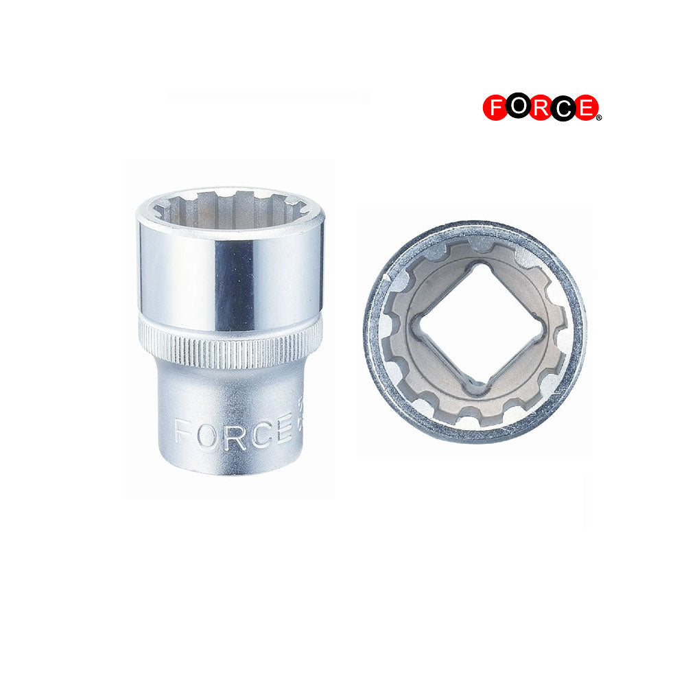 1/4" Veeltand dop (25mmL) 4