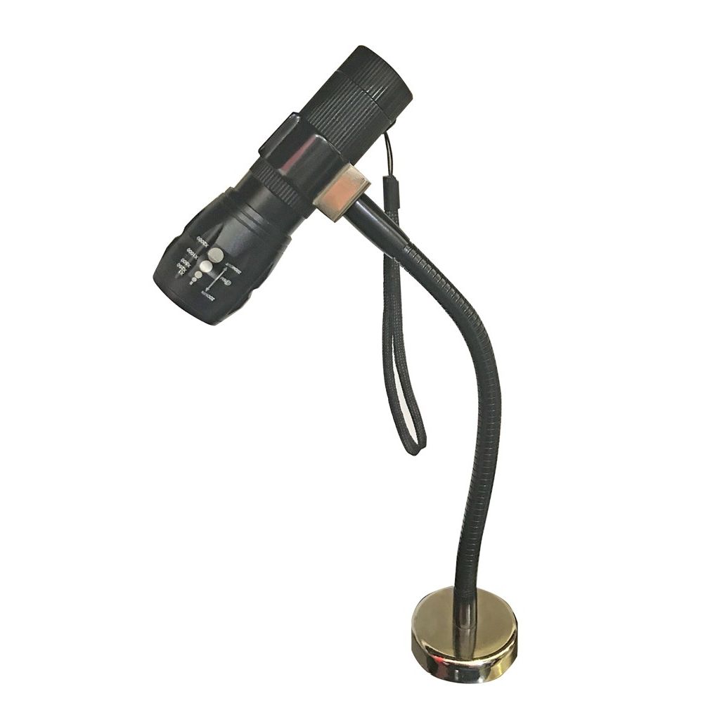 LED-Leuchte flexiblem Gestange rundem Dauermagnet 15kg.-0