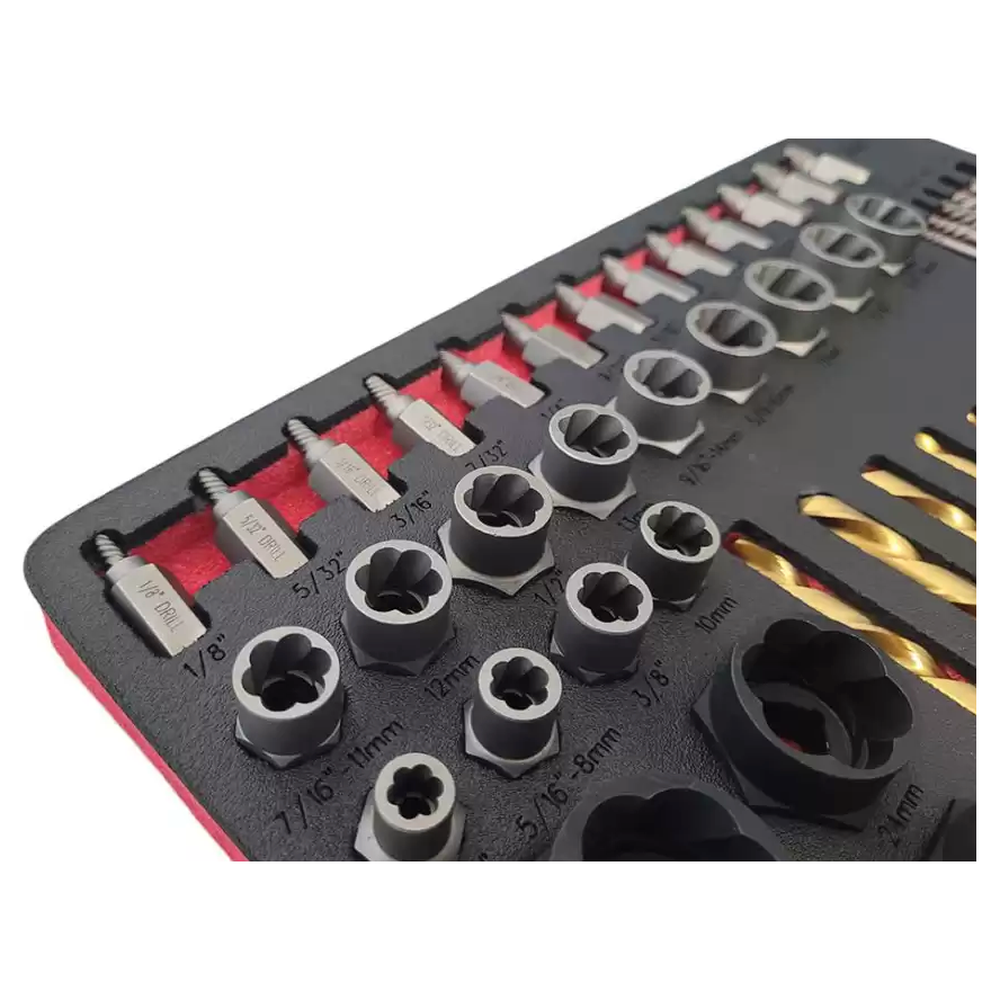 54pcs Screw extractor/Drill bit set
